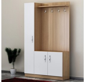 Előszobafal  Neturella (fehér + teak)  . 1102378