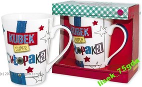 Márkás Bögre Elegáns Ajándék Minden Férfinak Szuper Fiú