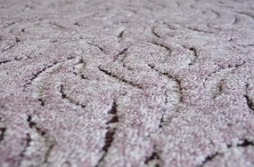 Szőnyeg 78x400 cm Ivano lila dombornyomott levelek #EE1130