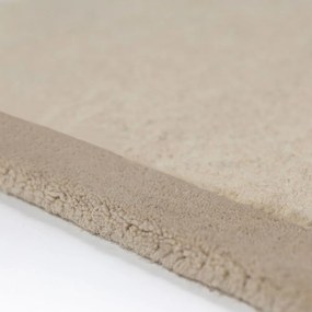 Natúr színű kézi szövésű gyapjú szőnyeg 150x240 cm Lozenge – Flair Rugs