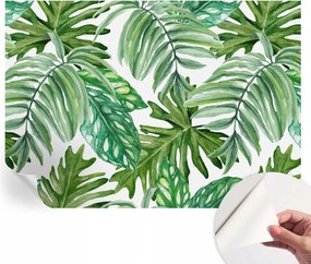 Matt öntapadós fotótapéta Falra Egzotikus levelek 312x219 cm