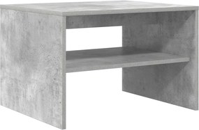 vidaXL Dohányzóasztal Beton Szürke 60 x 50 x 40 cm Faanyag