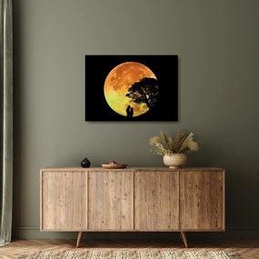 Árnyékok a holdfényben képe (üvegen) (70x50 cm)