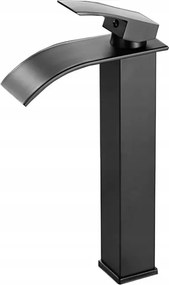 Mosdó Csaptelep Fekete Matt Magas Kaszkád