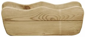 impregnált fenyőfa kerti magaságyás 50 x 18 x 18 cm