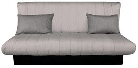 Click-Clack Felicity Kihúzható kanapé, 195x75x90 cm, tárolóládával, textil huzat, világosszürke