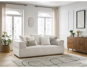 Bézs zsenília kanapé 237 cm Whesley – Bobochic Paris