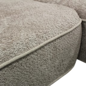 Sarokkanapé, szürkésbézs Taupe, jobbos, MURIEL ROH