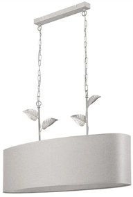 Csillár láncon NOEMI 2xE27/60W/230V ezüst