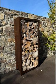 Stora Kerti fáskamra 180 x 90 x 40 cm, corten CORGARDEN 1034