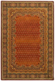 Gyapjú Nappali Szőnyeg Dywilan Baron Dísz Bordó Elegáns 66x100 cm