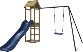 vidaXL impregnált fenyőfa kültéri játszószett