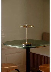 Aranyszínű LED dimmelhető asztali lámpa fém búrával (magasság 31 cm) Asteria Move – UMAGE