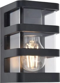 LUTEC 5214501330 DALTON Modern Kültéri Fali Lámpa Fekete E27 IP44