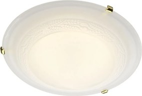 DAR LIGHTING DAM482 DAMASK Ufo Lámpa Alabástrom, Sárgaréz E27 IP20