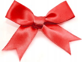 Szatén masni 8,5cm x 8,5cm Piros 50 db