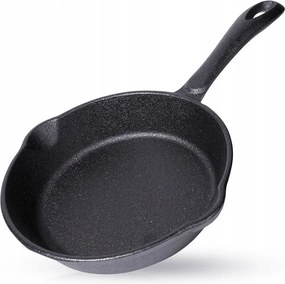 Öntöttvas Gáz Indukciós Serpenyő Grill Tűzhely Sütő Tányér 16 cm