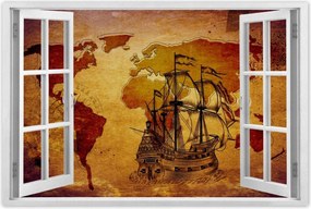 Poszterek 120x80 Régi vintage térkép