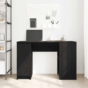 fekete tölgy forgácslap íróasztal 120x42x76 cm