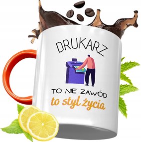 Narancssárga Bögre Nyomtatónak Ajándék fényképes nyomtatással