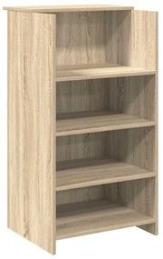 recepciós pult sonoma tölgy 55x50x103,5 cm szerelt fa