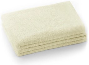 Krémszínű frottír pamut fürdőlepedő 70x140 cm Amari – Restilo