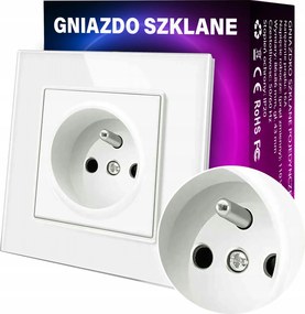 Aljzat Elektromos Üveg Aljzat Tűvel Fehér Szimpla Érintkezés