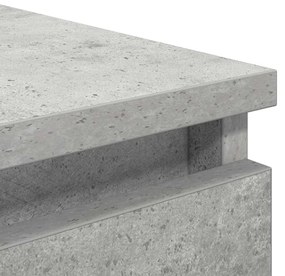 betonszürke szerelt fa tálalószekrény 37,5x35x76 cm