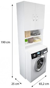 Usi Mosógép szekrény fehér