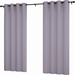 Kész függöny, sima, 145x220 cm, karikás, fémgyűrűs