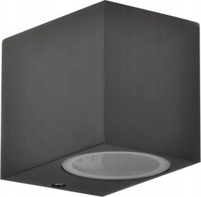 LED-es fali lámpa Homlokzati fali lámpa Kerti kültéri lámpatest GU10 Boston