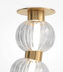 Maytoni glamour modern mennyezeti lámpa amulet átlátszó arany mymod555cl-l28g3k