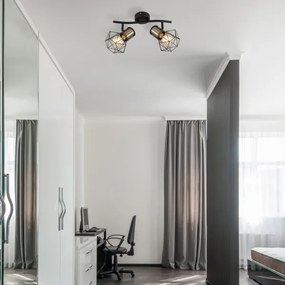 Globo 54017-2M - Spotlámpa PRISKA 2xE27/40W/230V