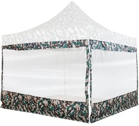 INSTENT® PRO Oldalfal ablakkal sátrakhoz 3 x 3 m Woodland