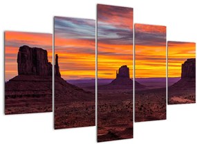 Kép - Emlékmű - völgy Arizonában (150x105 cm)