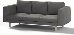 Dekoria Norsborg 3 személyes kanapé huzat Ikea szürke