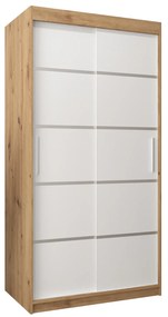 Ruhásszekrény 100 cm Verika 1 100 (artisan tölgy + fehér). 1063670