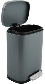 Spirella Soft-close Akira pedálos hulladékgyűjtő 12 l, matt szürke, 12 l