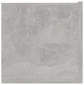 betonszürke szerelt fa TV-szekrény 80 x 30 x 30 cm