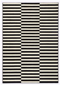 Fekete-krémszínű szőnyeg 120x170 cm Gloria – Hanse Home