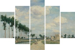 Kép - Johan Barthold Jongkind, The Towpath, reprodukciók (150x105 cm)