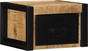 vidaXL Éjjeli szekrény 40x35x25 cm tömör durva fa mangó
