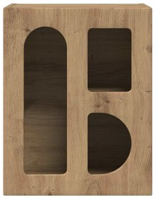 vidaXL Éjjeli asztal Artisan tölgy 40 x 35 x 50 cm Faanyag