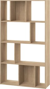 Könyvespolc tölgyfa dekorral 98x181 cm Toronto - TemaHome