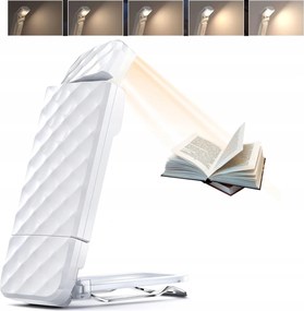 LED-es asztali lámpa csiptetővel, állítható, 3 fénymód, Usb