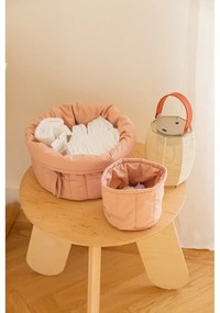 Világos rózsaszín textil gyerek tárolódoboz szett 2 db-os ø 30x20 cm Bambie Vintage Nude – Lorena Canals