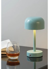 Világoskék LED asztali lámpa fém búrával (magasság 24,5 cm) James – Leitmotiv