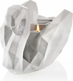 Dekoratív gyertyatartó 3D hattyú gyertya alá