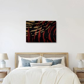 Absztrakciós kép (üvegen) (70x50 cm)