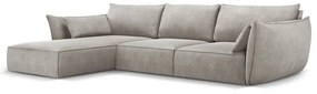 Világosszürke sarokkanapé (bal oldali) Vanda – Mazzini Sofas